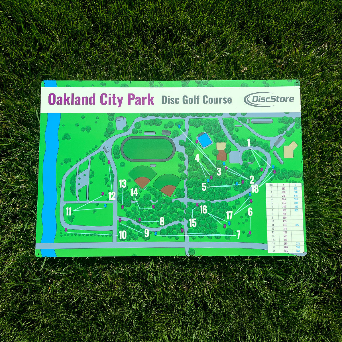 Custom Large Course Signage