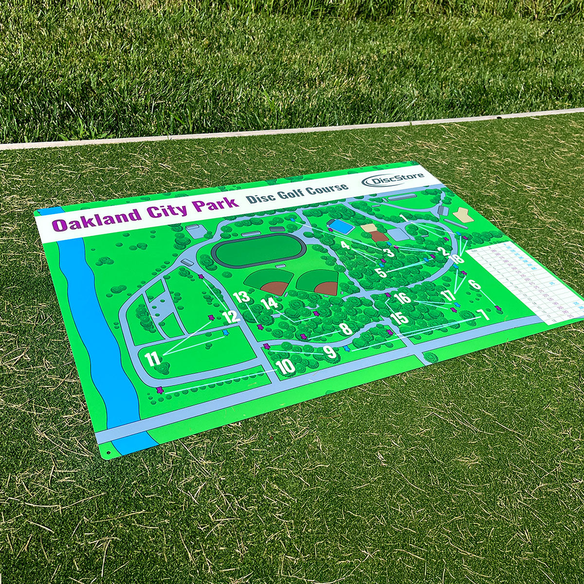 Custom Large Course Signage