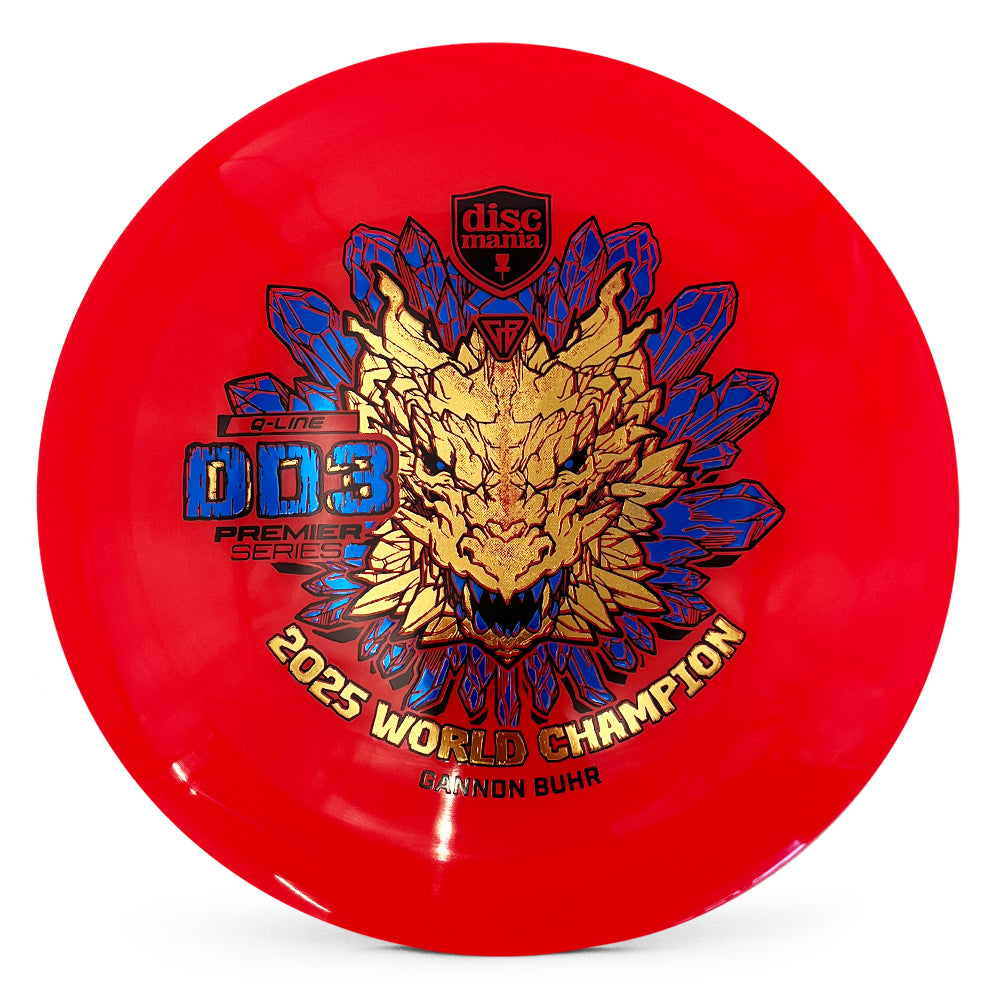 Discmania Premier Series Q-Line DD3 Gannon Buhr 2025 World Champion Special Edition