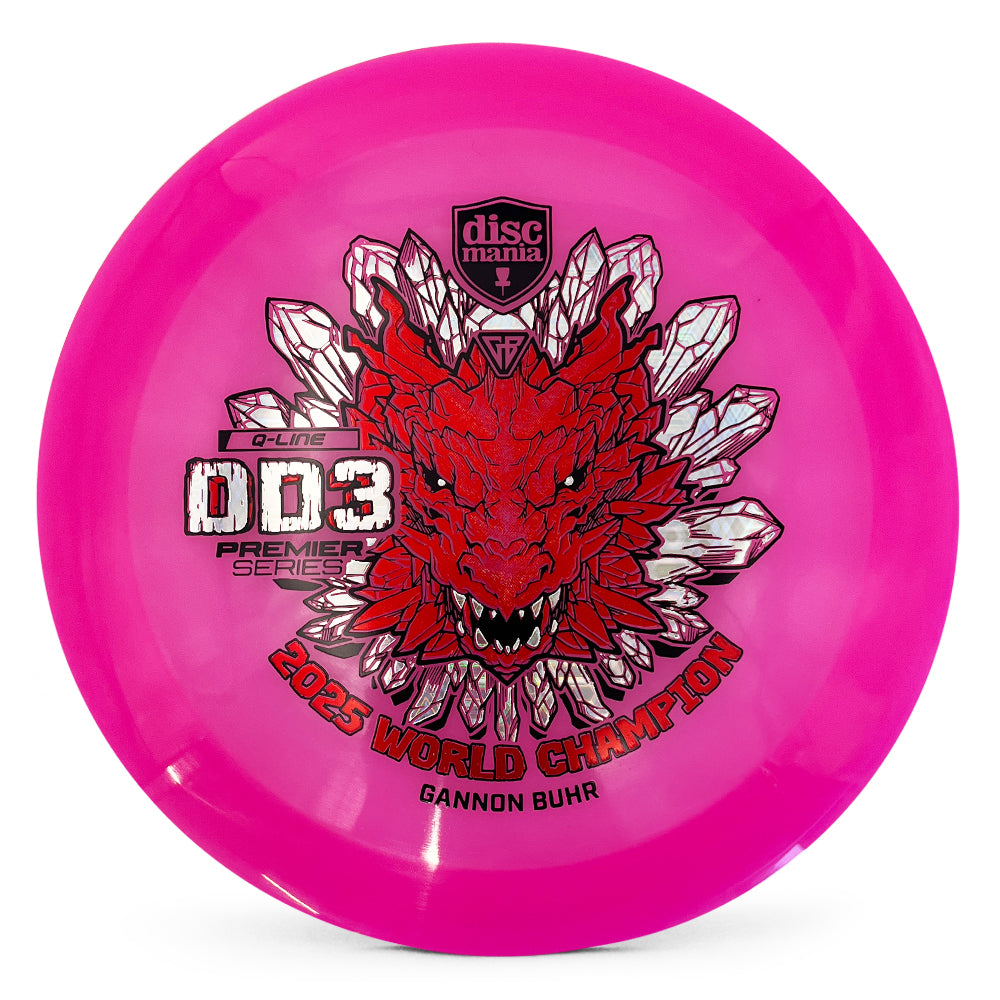 Discmania Premier Series Q-Line DD3 Gannon Buhr 2025 World Champion Special Edition
