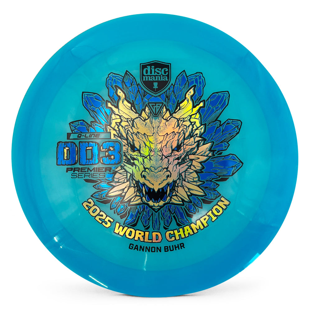 Discmania Premier Series Q-Line DD3 Gannon Buhr 2025 World Champion Special Edition