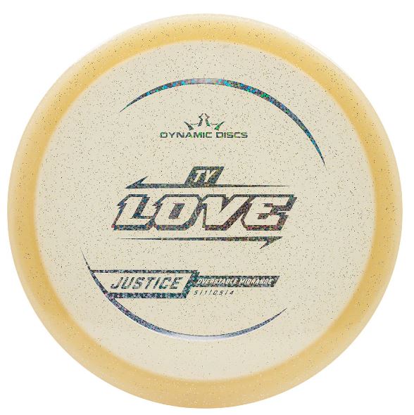 Dynamic Discs Lucid Gold Metal Flake Justice Ty Love Tour Series 2025