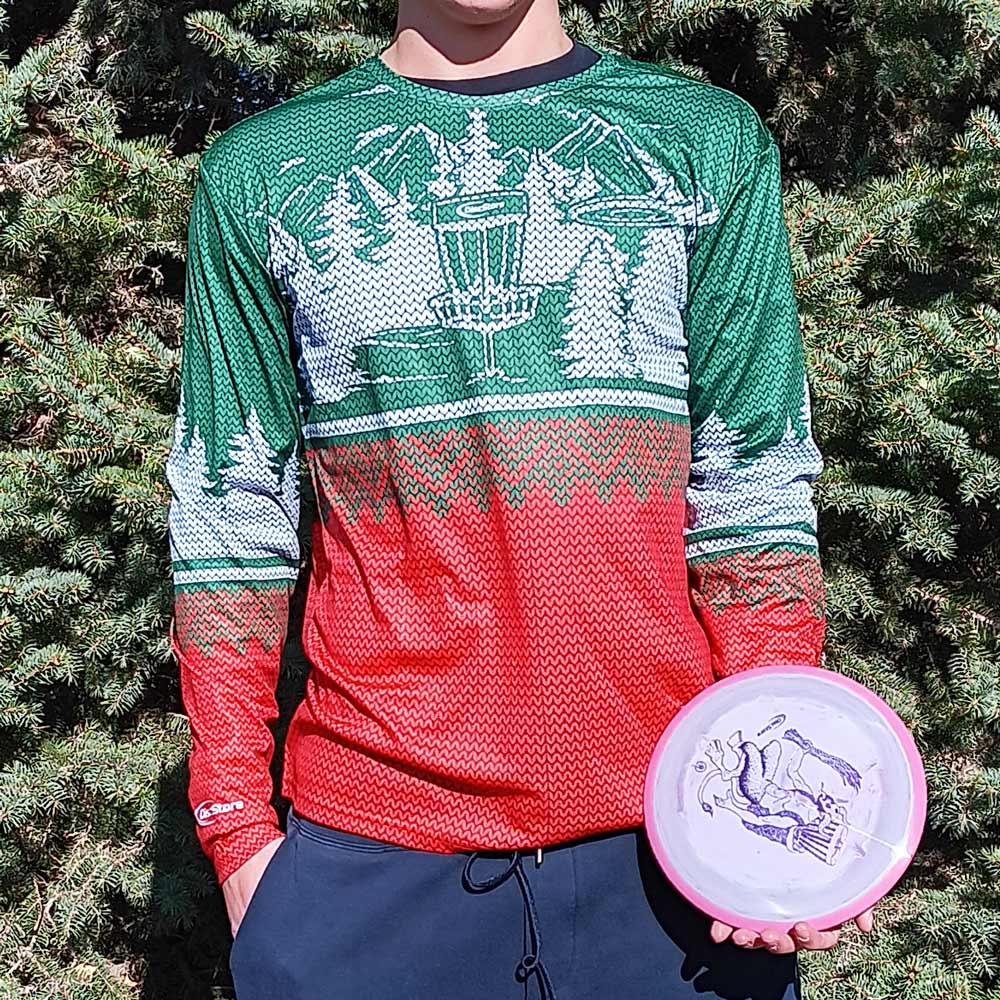 Disc golf 2025 ugly christmas sweater