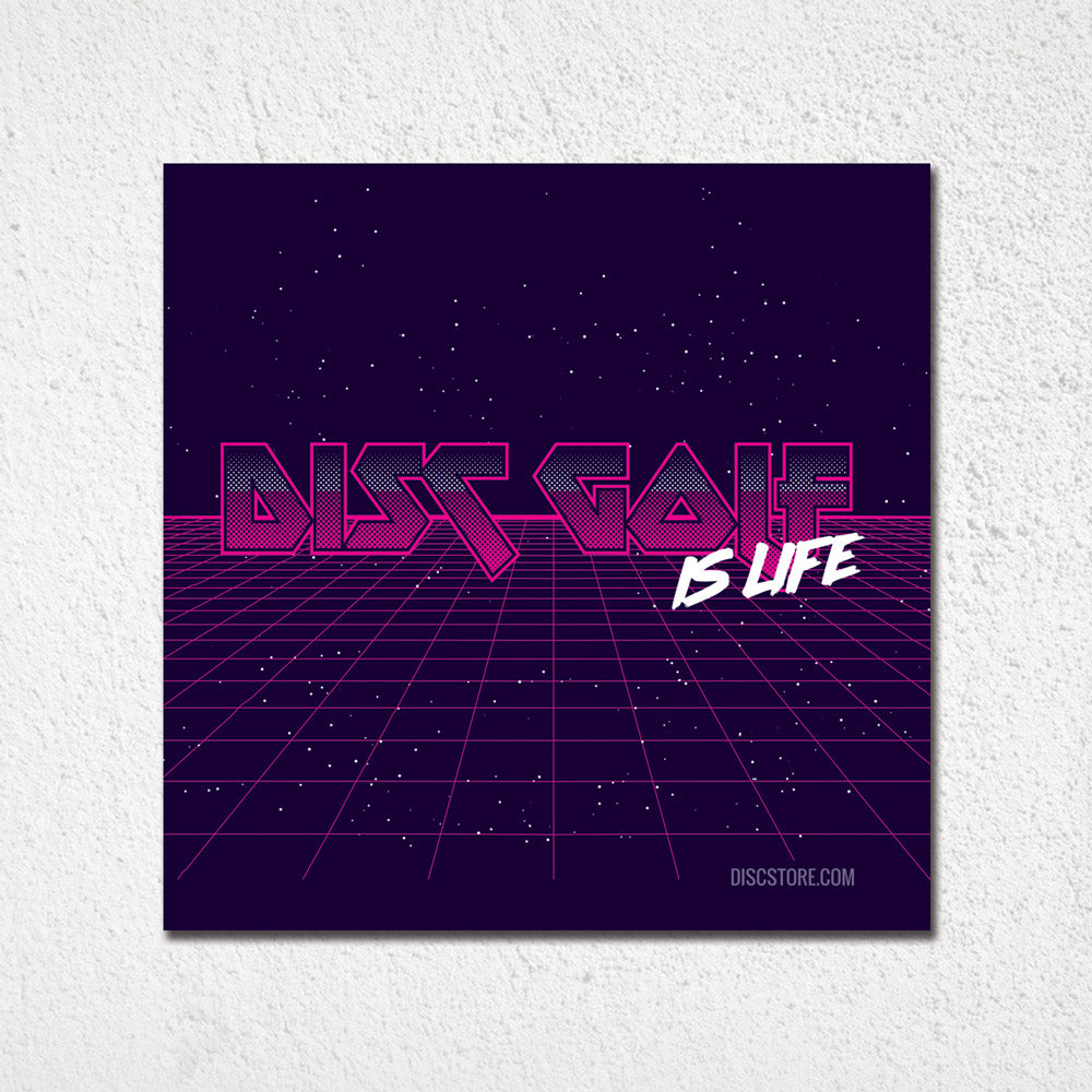 Metal Disc Golf Wall Art Sign