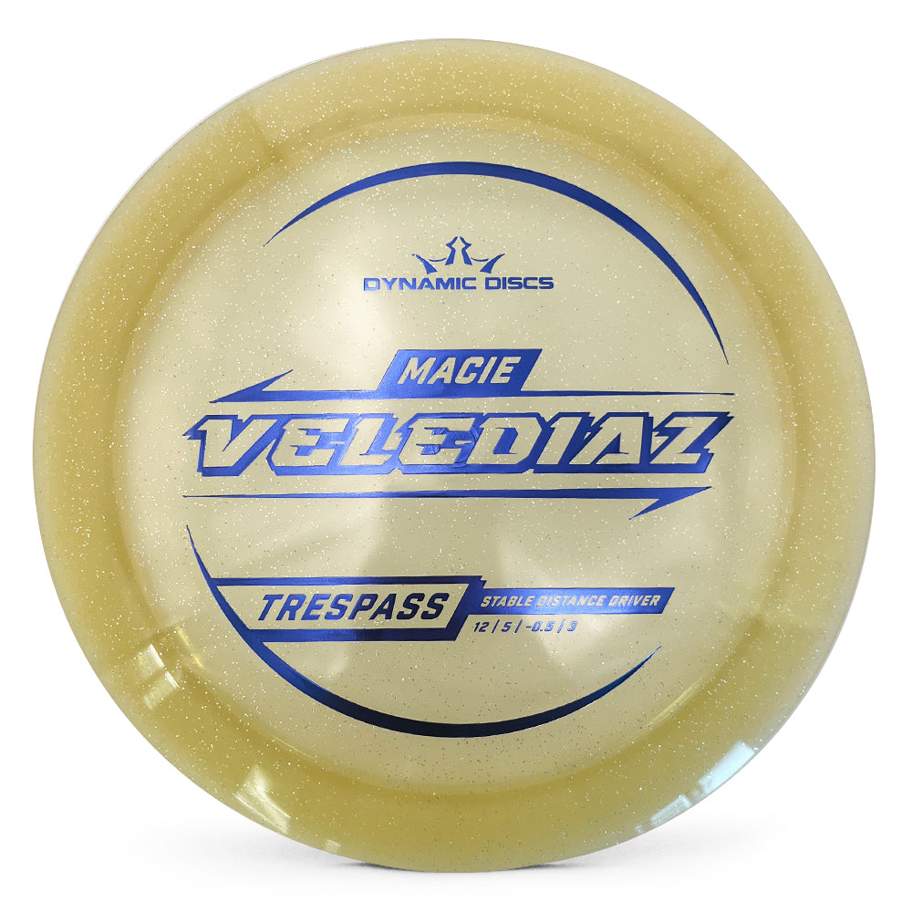 Dynamic Discs Lucid Gold Metal Flake Trespass Macie Velediaz 2025