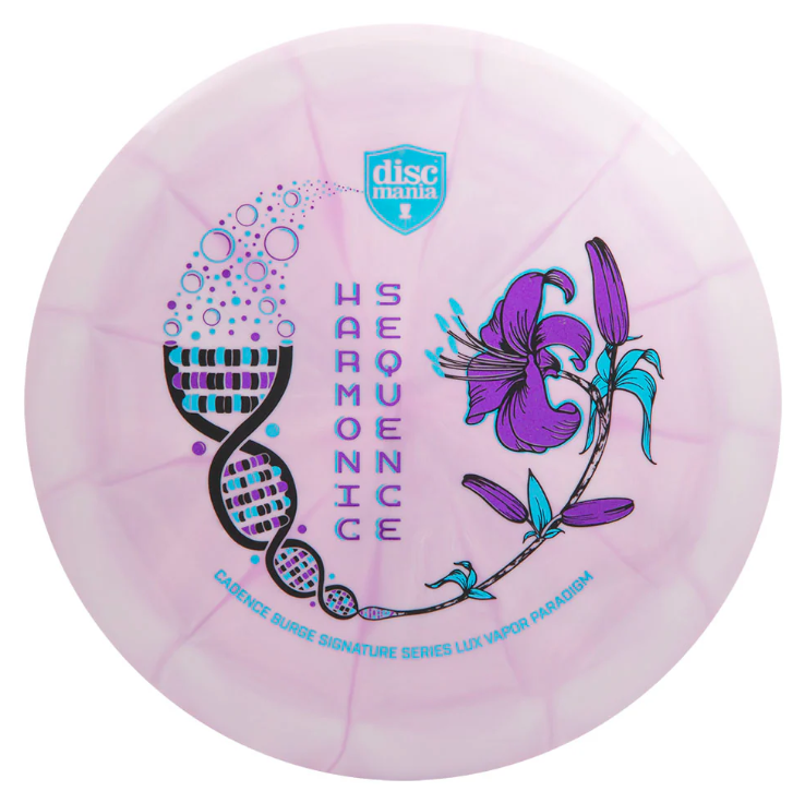 Discmania Evolution Lux Vapor Paradigm " Harmonic Sequence" - Cadence Burge Signature Series