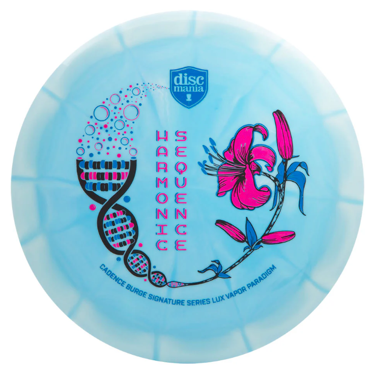 Discmania Evolution Lux Vapor Paradigm " Harmonic Sequence" - Cadence Burge Signature Series