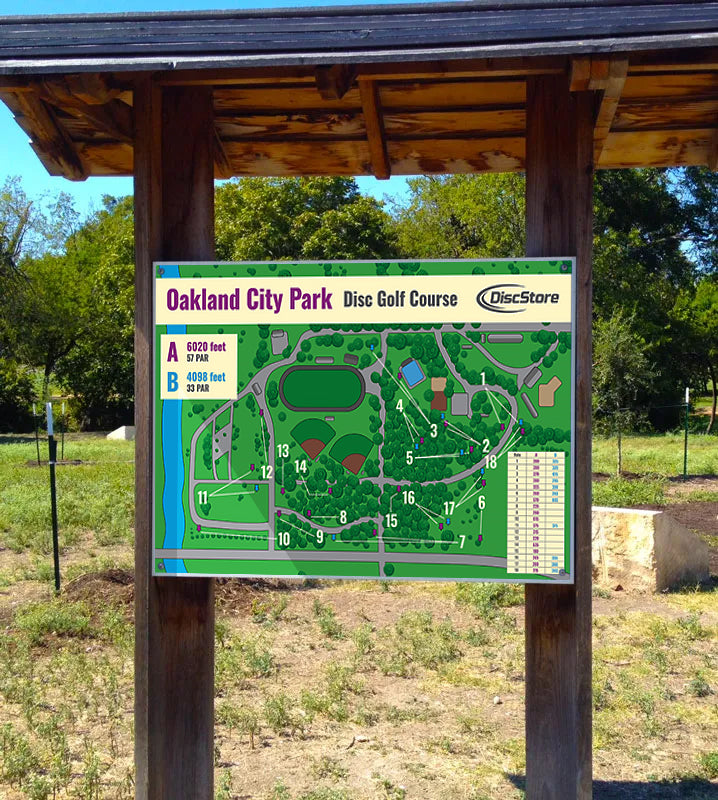 Custom Large Course Signage