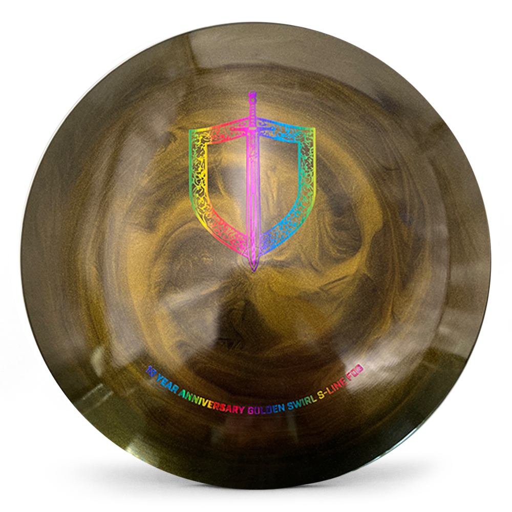 DiscMania Golden Swirl S-Line FD3 10 Year Anniversary