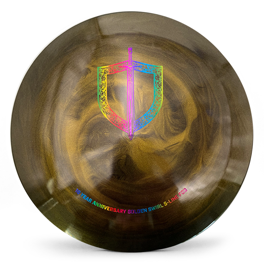 DiscMania Golden Swirl S-Line FD3 10 Year Anniversary