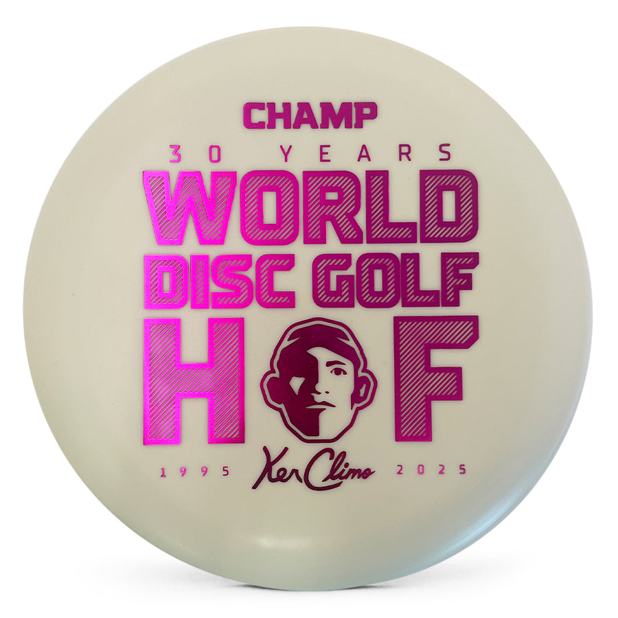 Climo Disc Golf Glow Trophy Line Champ 30 Year Hall of Fame Limited Edition