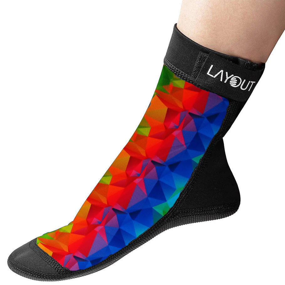 Layout Beach Socks, Multi / XS