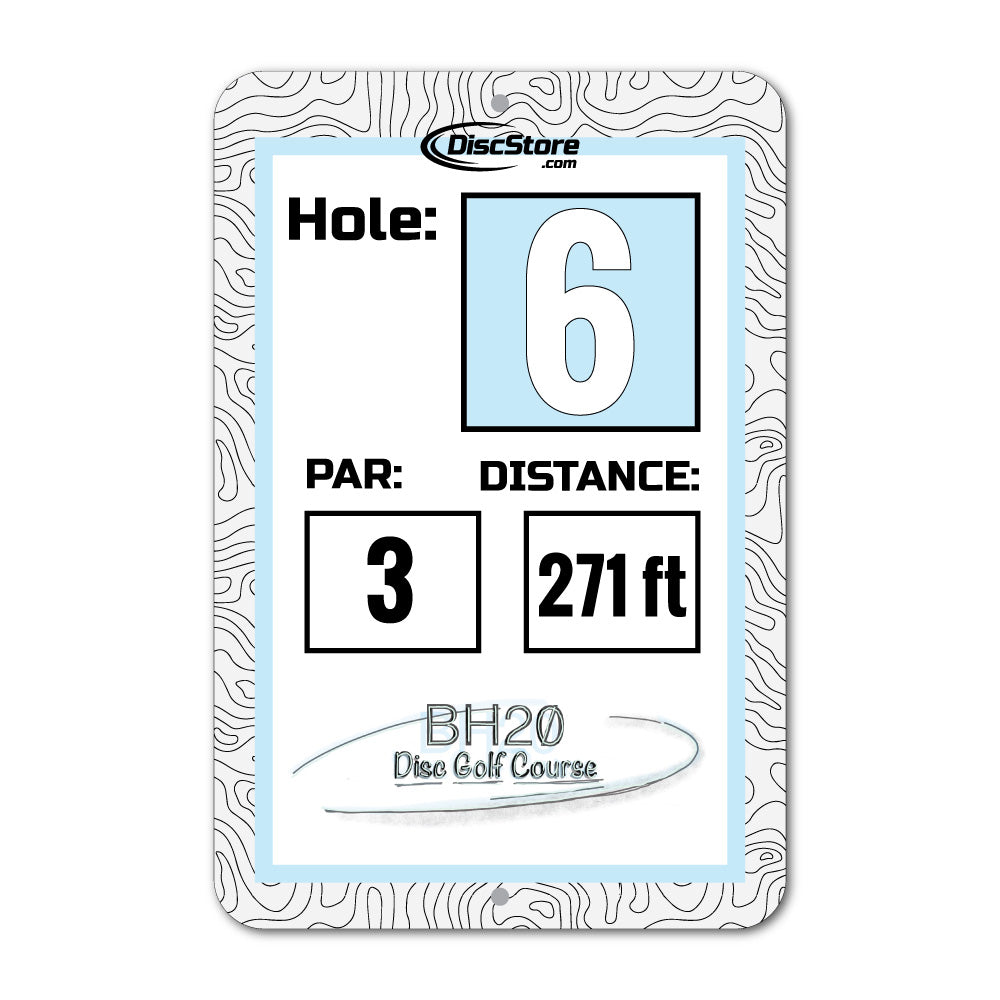 Disc Golf Standard Course Signage