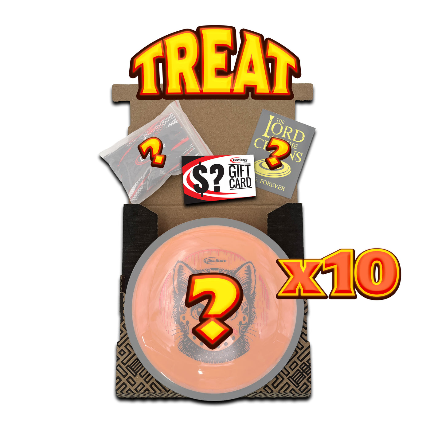 Trick or Treat Halloween Disc Golf Mystery Box