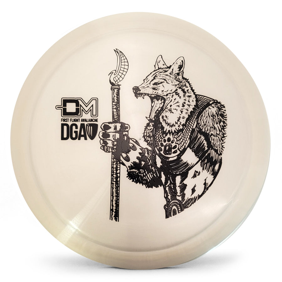 DGA First Flight ProLine Avalanche Wolf Warrior April 2023 DiscMember - Disc Golf VIP Exclusive