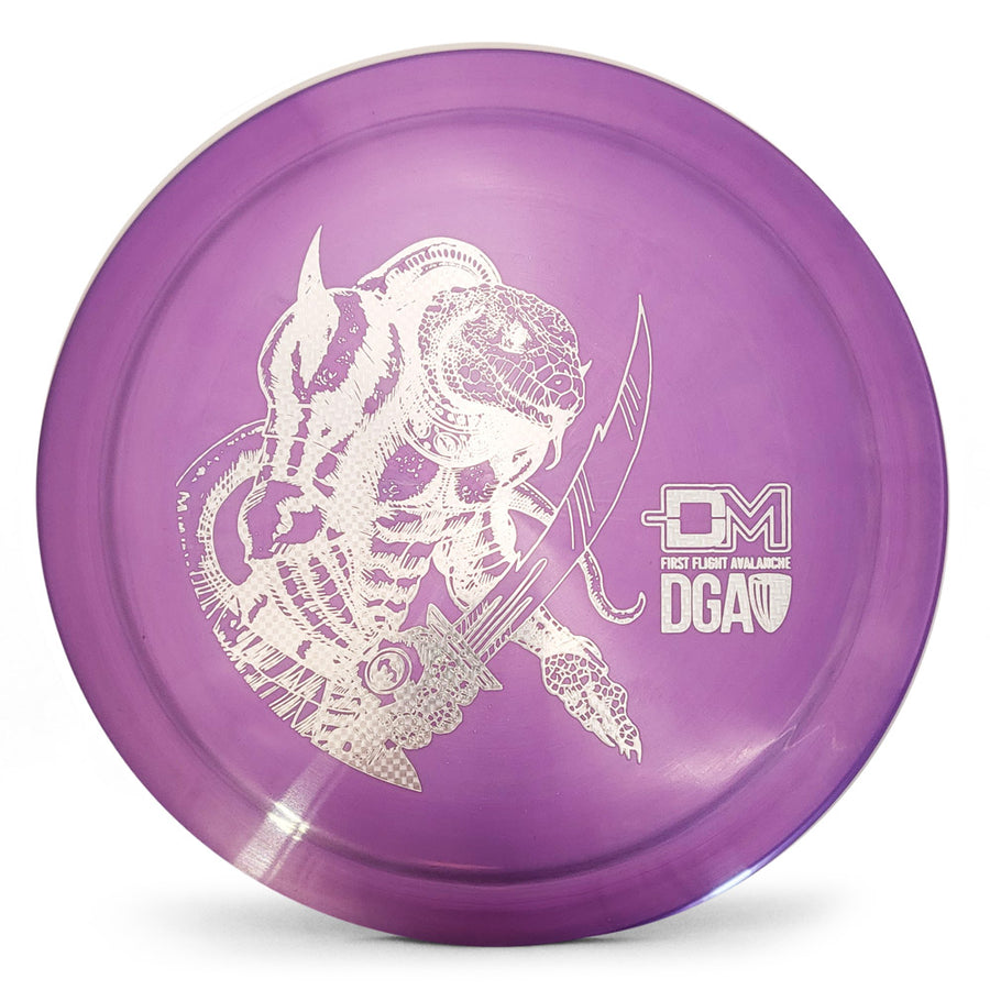 DGA First Flight ProLine Avalanche Snake Warrior April 2023 DiscMember - Disc Golf VIP Exclusive