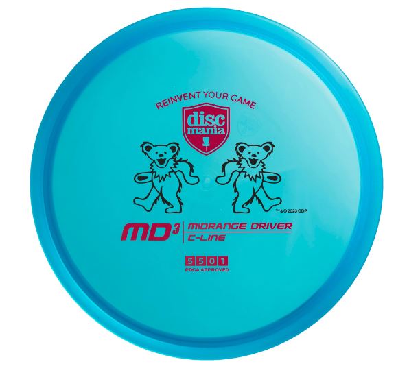 Discmania X Grateful Dead C-Line MD3 Bear Pair