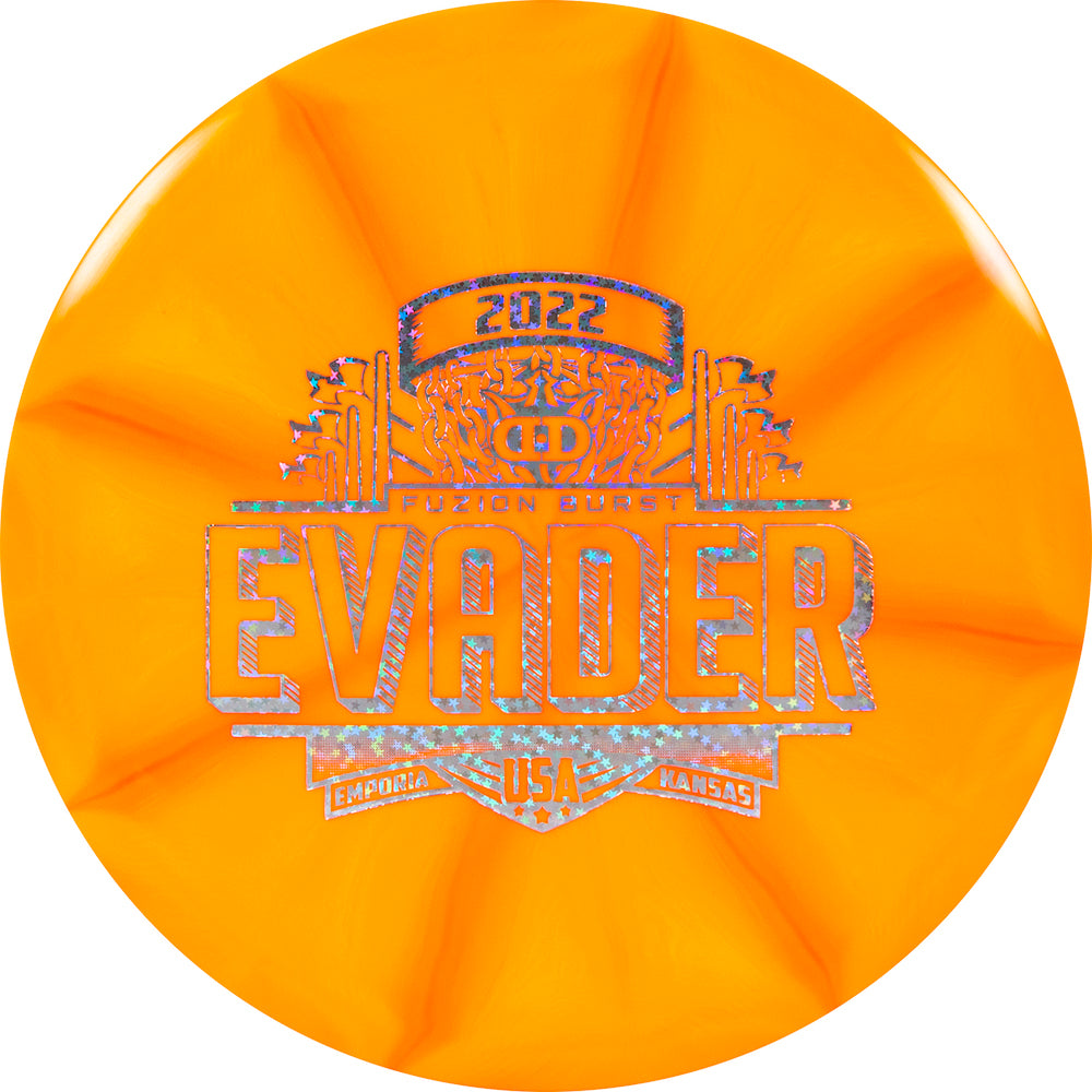 Dynamic Discs Fuzion Burst Evader 2022 Pro Worlds Fundraiser