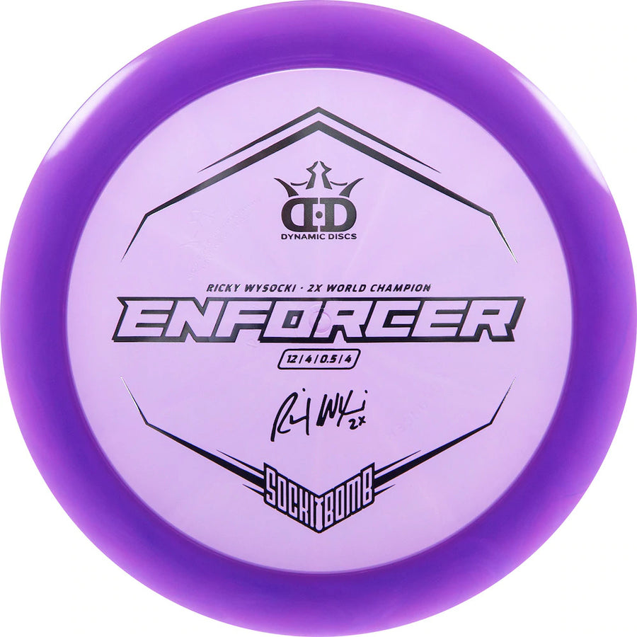 Dynamic Discs Lucid Enforcer Ricky Wysocki Sockibomb Stamp