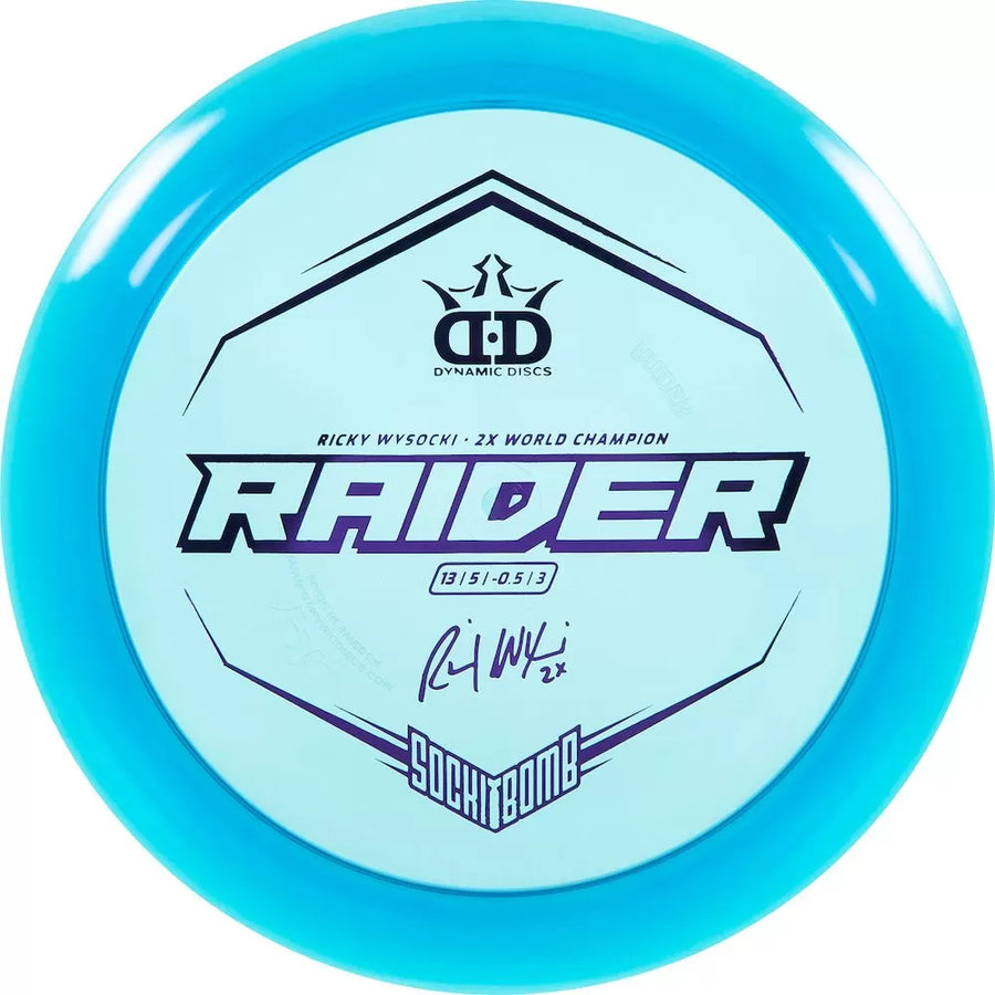 DYNAMIC DISCS LUCID Ice Ricky Wysocki "Sockibomb" Raider