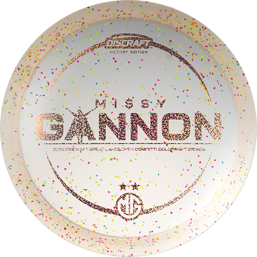 Discraft Z Colorshift Confetti Cicada - Missy Gannon DGLO Victory Edition 2025