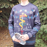 Disc Golf Full Sub Ugly Sweater