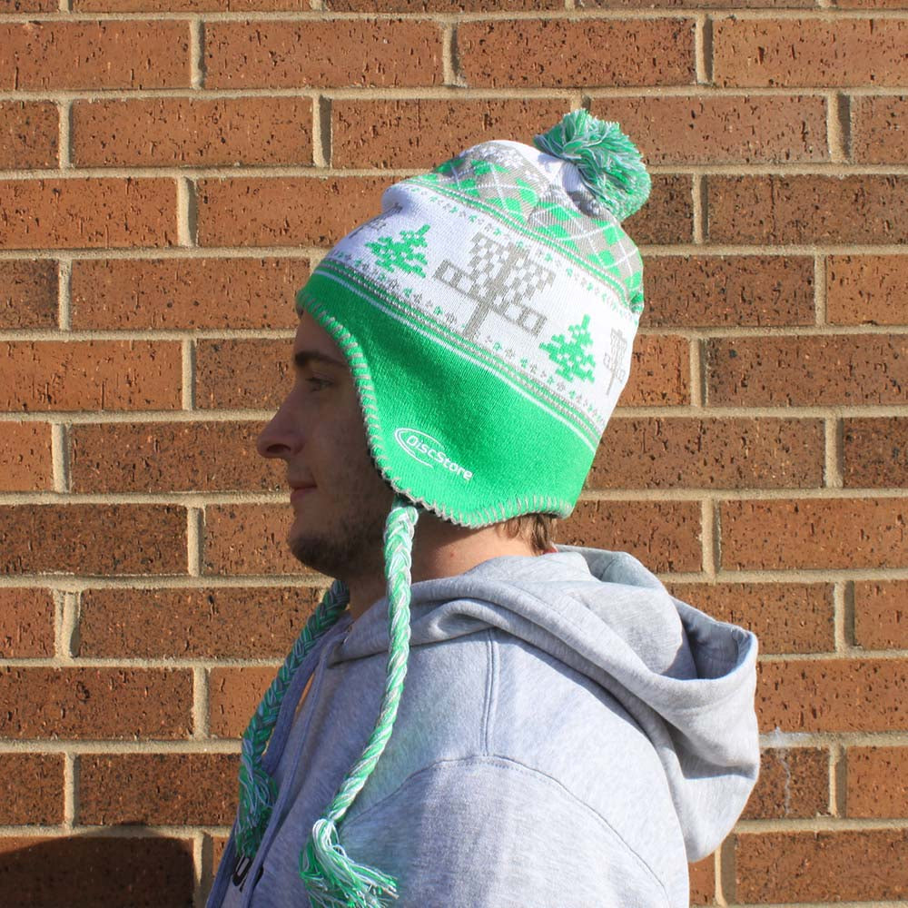 Disc Golf Ear Flap Stocking Hat