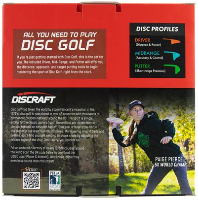 Discraft Beginner Disc Golf Starter Set