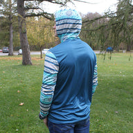 Full Sub Blue Saguaro Hooded Jersey