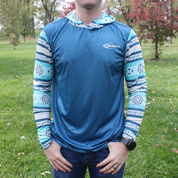 Full Sub Blue Saguaro Hooded Jersey