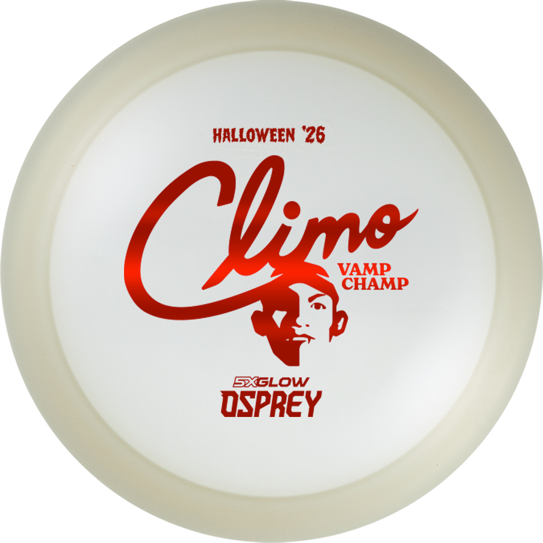 Climo Disc Golf 5x Glow Osprey - Creature Feature Vamp Champ