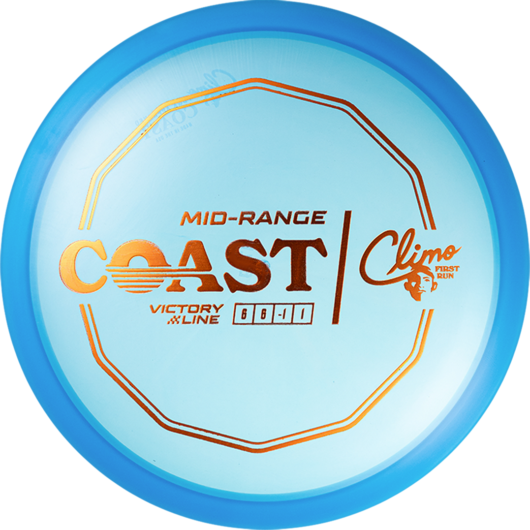 Climo Disc Golf Victory Line Coast First Run Limited Edition