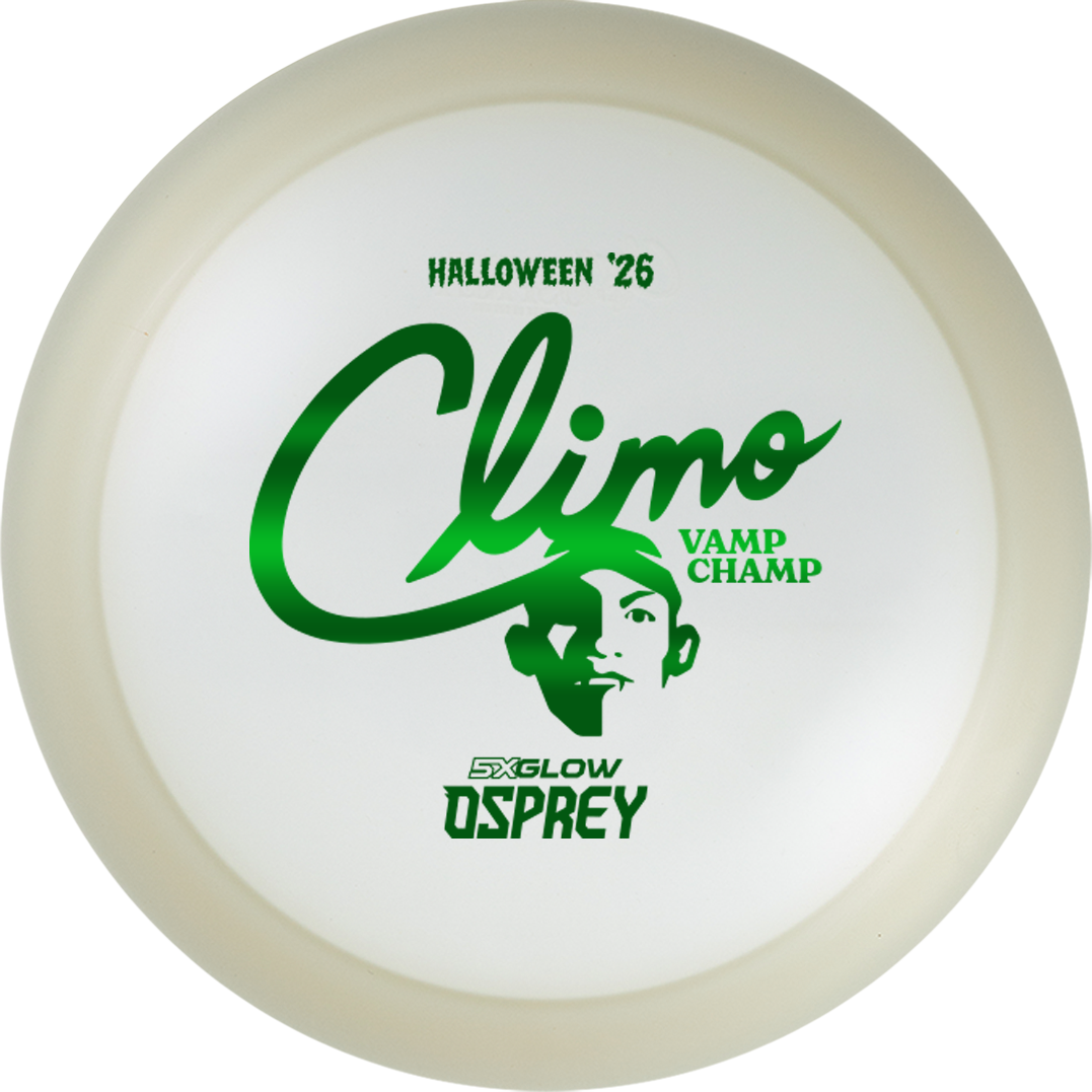 Climo Disc Golf 5x Glow Osprey - Creature Feature Vamp Champ