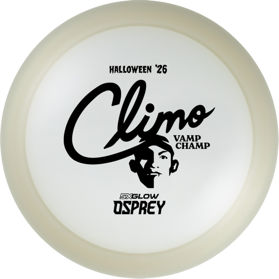 Climo Disc Golf 5x Glow Osprey - Creature Feature Vamp Champ
