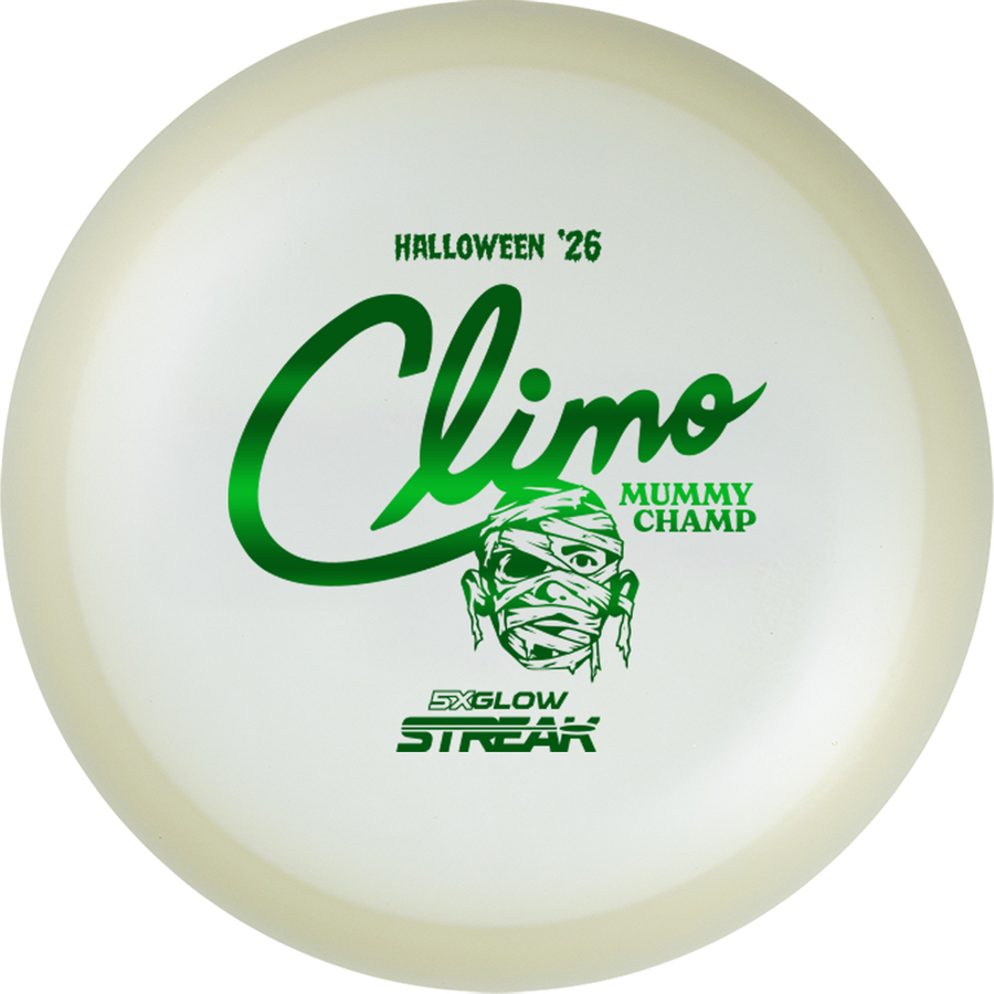 Climo Disc Golf 5x Glow Streak - Creature Feature Mummy Champ