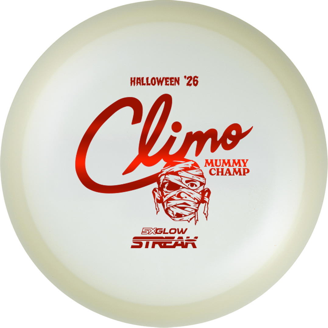 Climo Disc Golf 5x Glow Streak - Creature Feature Mummy Champ