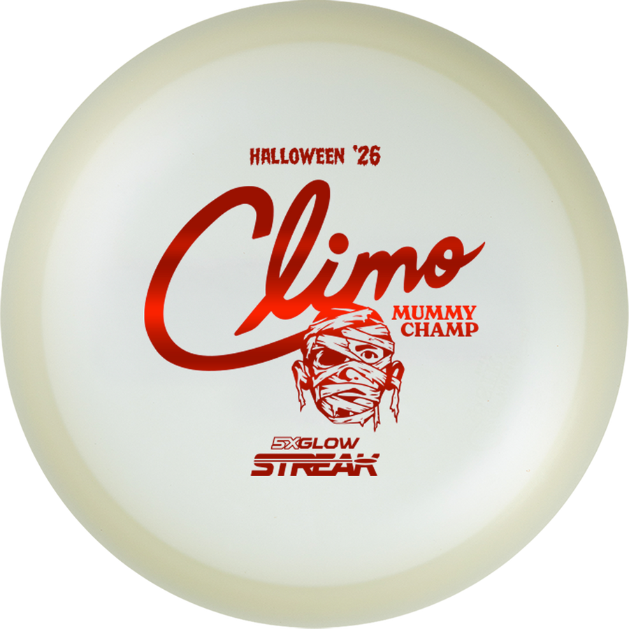 Climo Disc Golf 5x Glow Streak - Creature Feature Mummy Champ