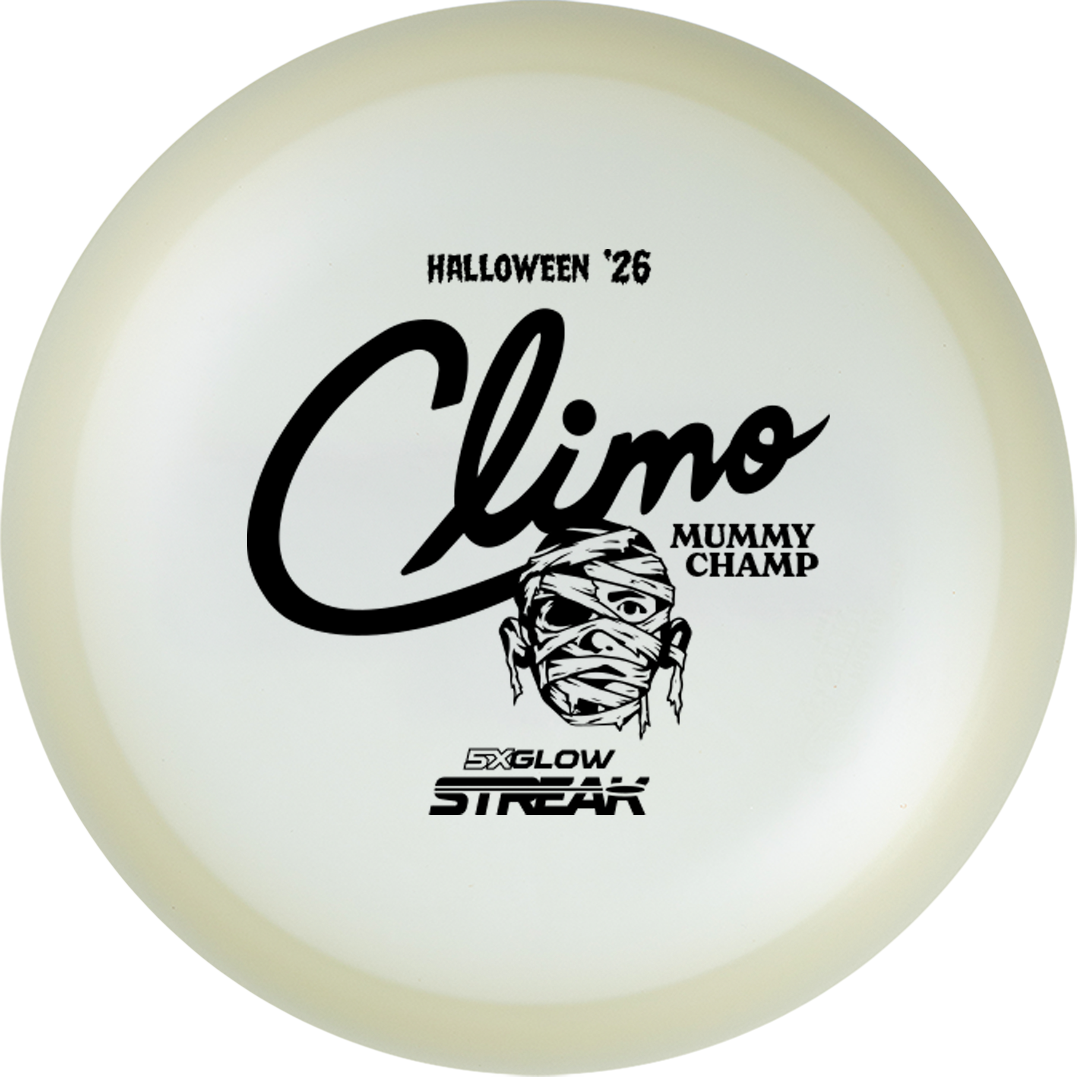Climo Disc Golf 5x Glow Streak - Creature Feature Mummy Champ