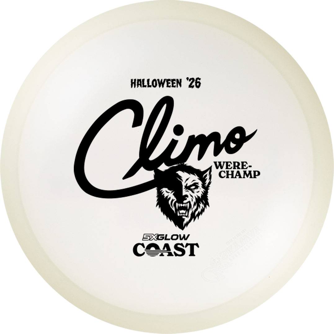 Climo Disc Golf 5x Glow Coast - Creature Feature Were-Champ