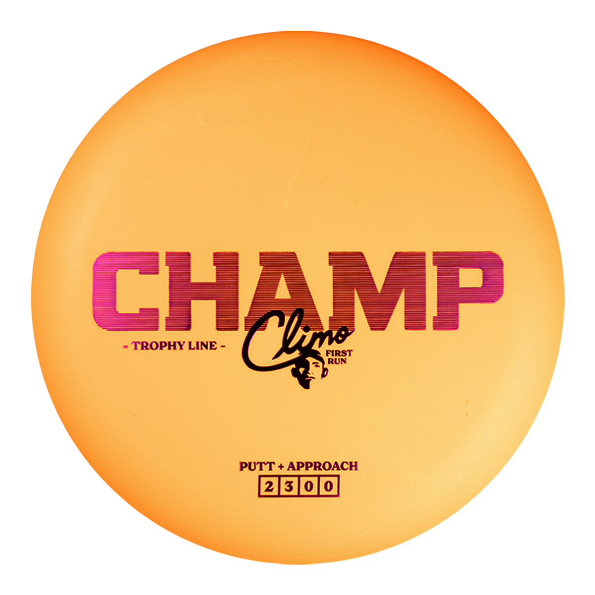 Climo Disc's First Run Trophy Line Champ
