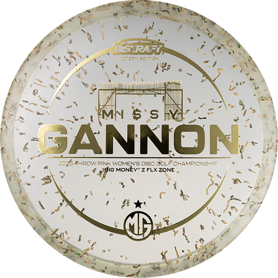 Discraft Shredded Money FLX Zone Missy Gannon Throw Pink 2025 Limited Edition