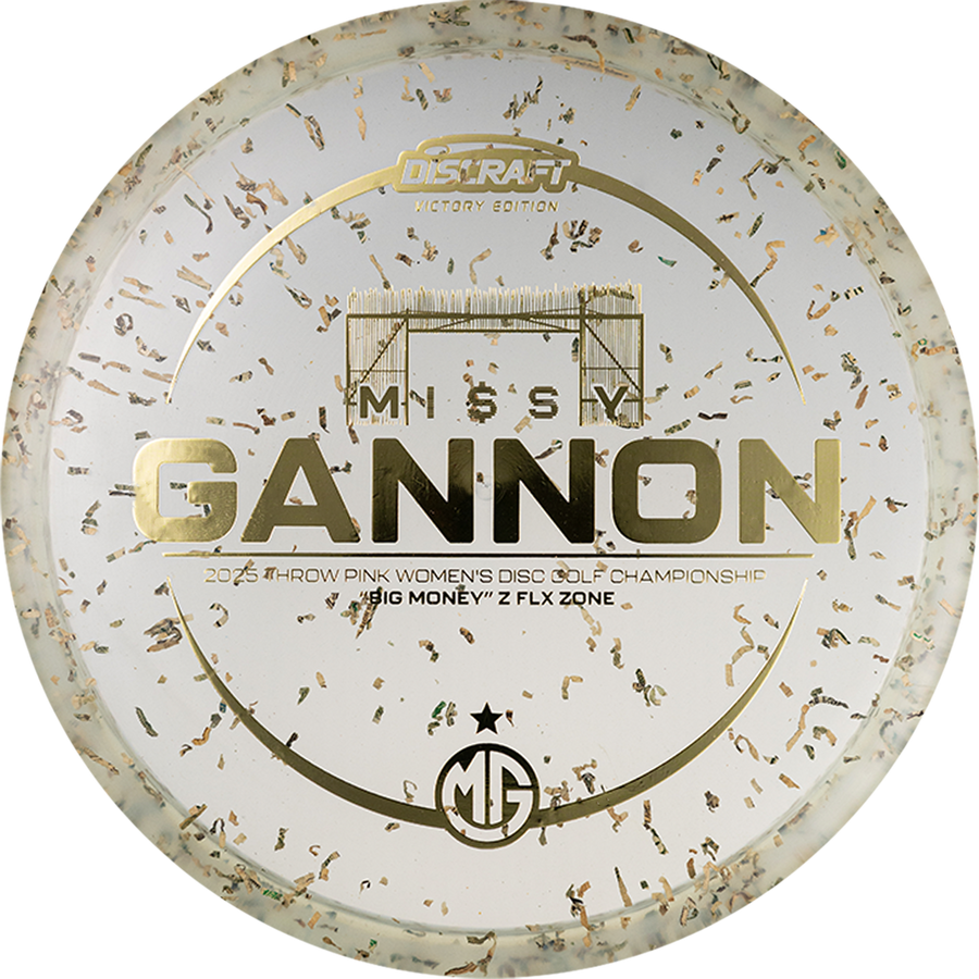 Discraft Shredded Money FLX Zone Missy Gannon Throw Pink 2025 Limited Edition