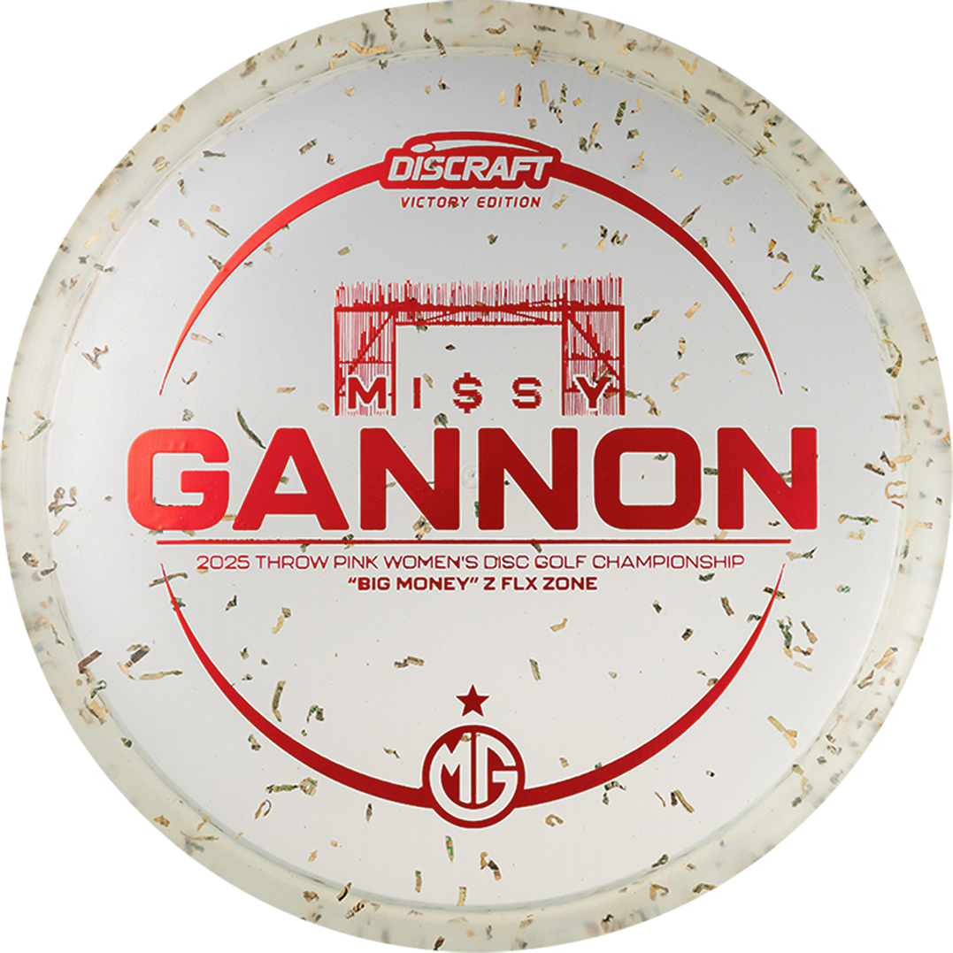 Discraft Shredded Money FLX Zone Missy Gannon Throw Pink 2025 Limited Edition
