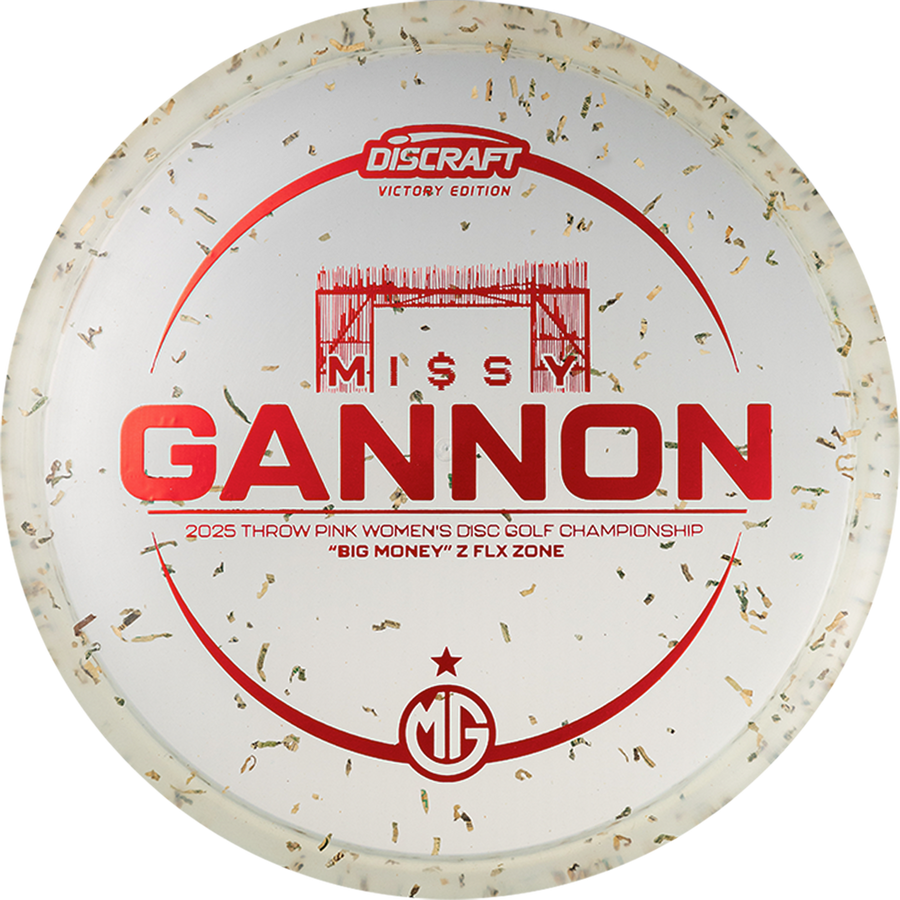 Discraft Shredded Money FLX Zone Missy Gannon Throw Pink 2025 Limited Edition