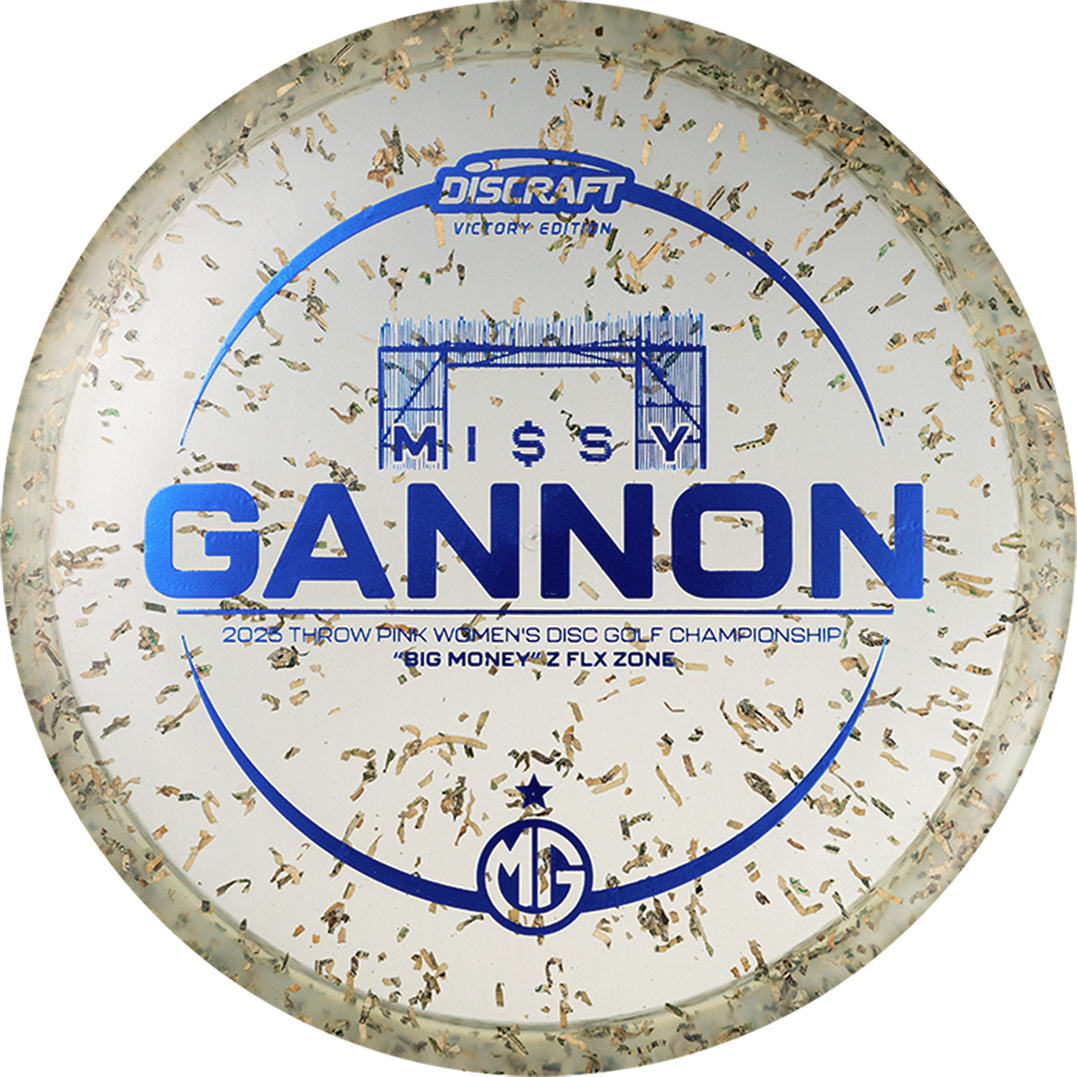 Discraft Shredded Money FLX Zone Missy Gannon Throw Pink 2025 Limited Edition
