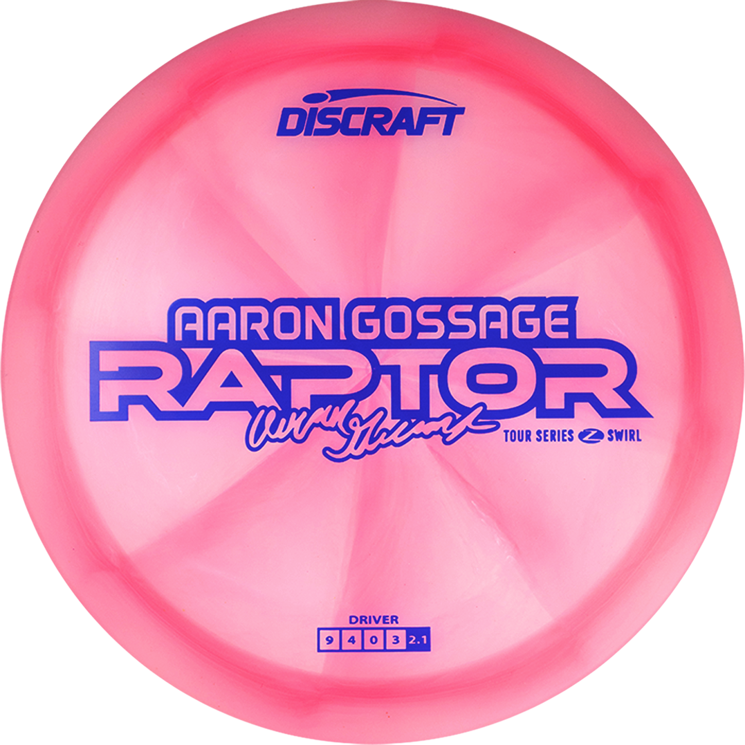 Discraft Z Swirl Raptor Aaaron Gossage Tour Series 2025