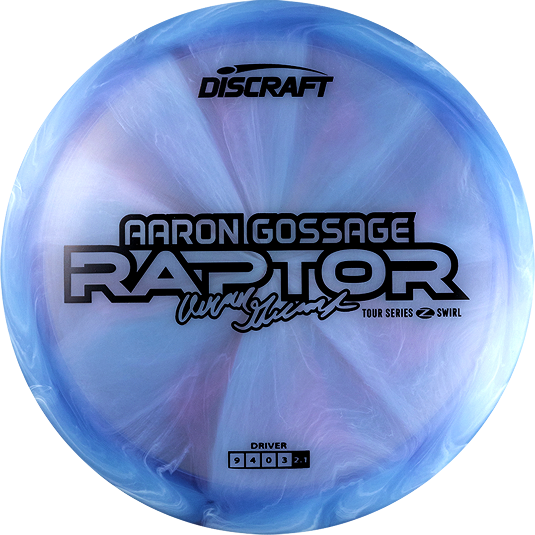 Discraft Z Swirl Raptor Aaaron Gossage Tour Series 2025