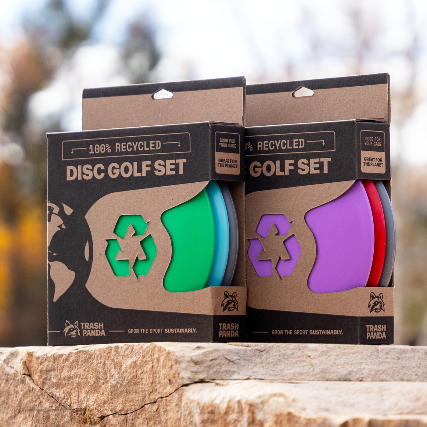 Trash Panda 100% Recycled Disc Golf Starter Set