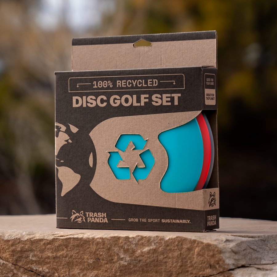Trash Panda 100% Recycled Disc Golf Starter Set