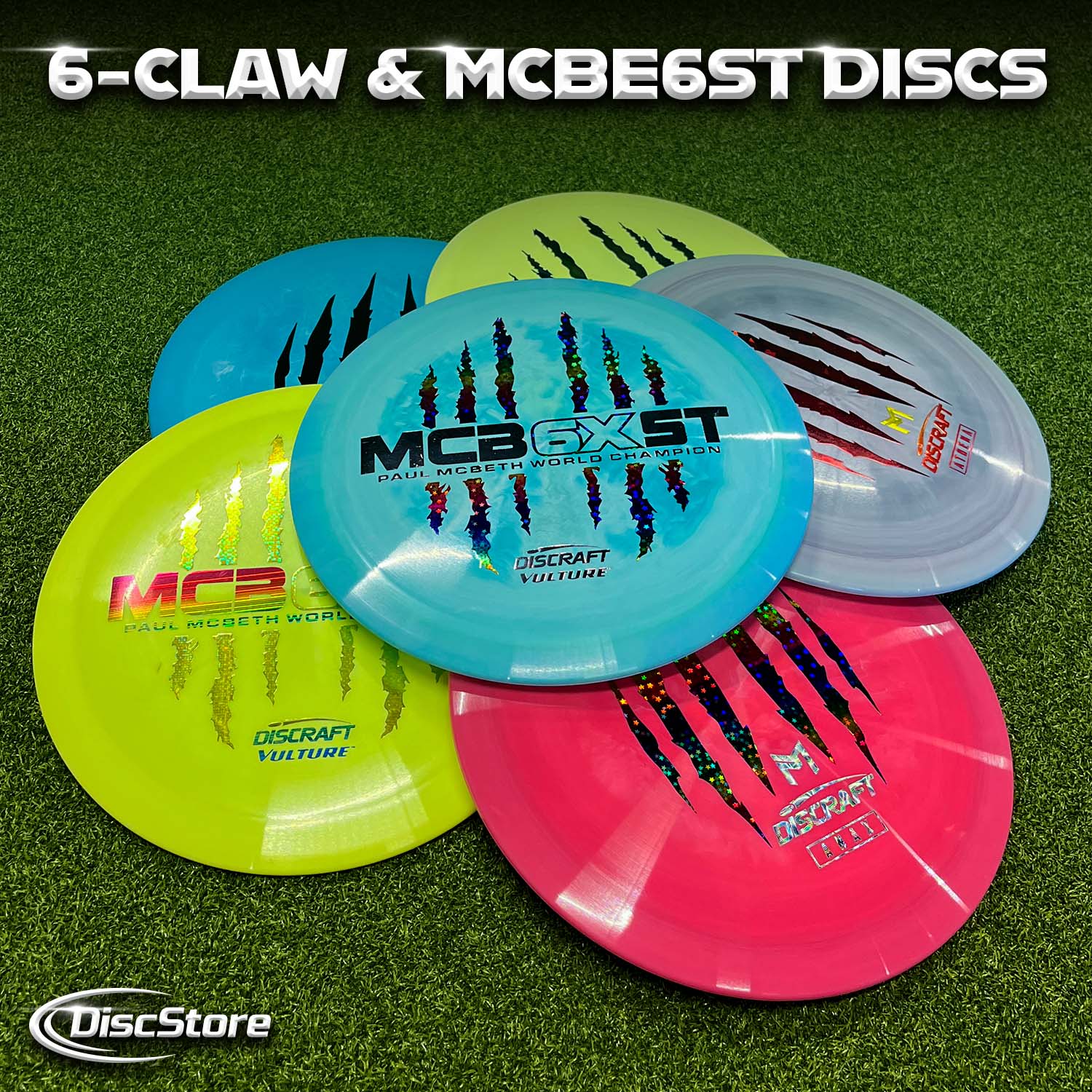 Paul - AB - Brodie - Paige Mystery Duo Pack - Discraft Elite Team 2 or 4 disc Mystery Pack